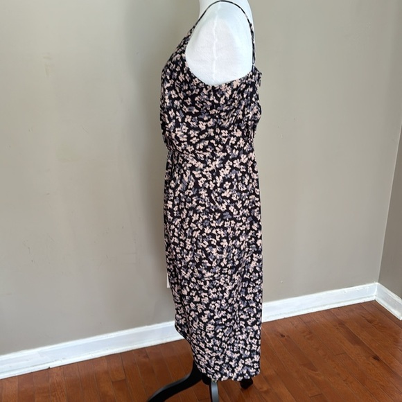 Chelsea 28 Sleeveless Spaghetti Straps Lined Flower Midi Dress Size M‎ - Picture 6 of 10